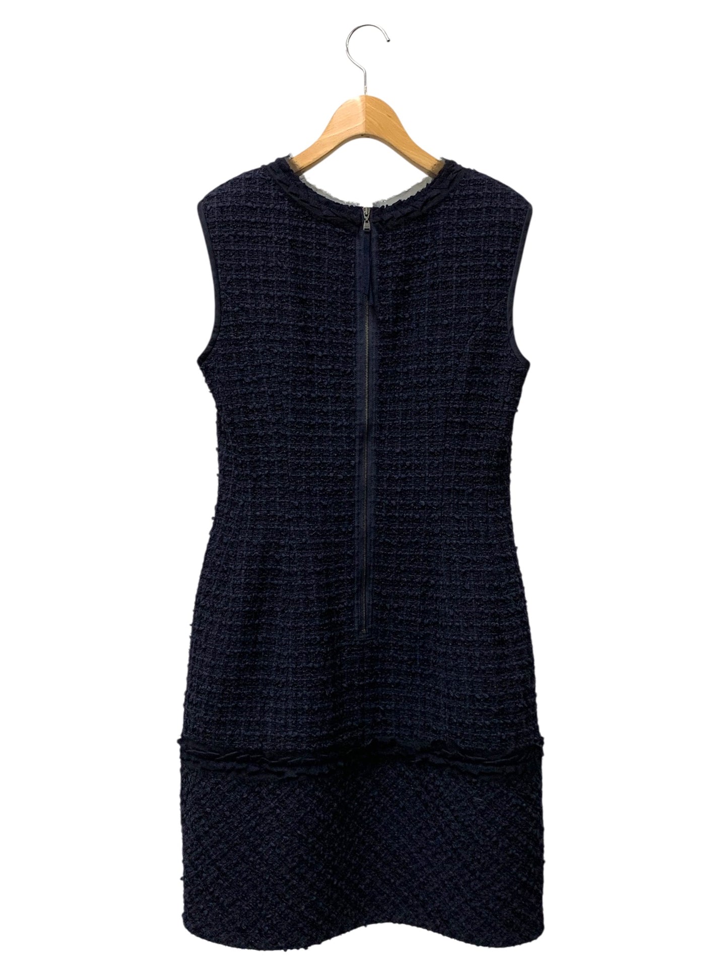 フォクシーブティック Dress Tweed 36800 ワンピース 42 ネイビー IT21H9MD6EMM