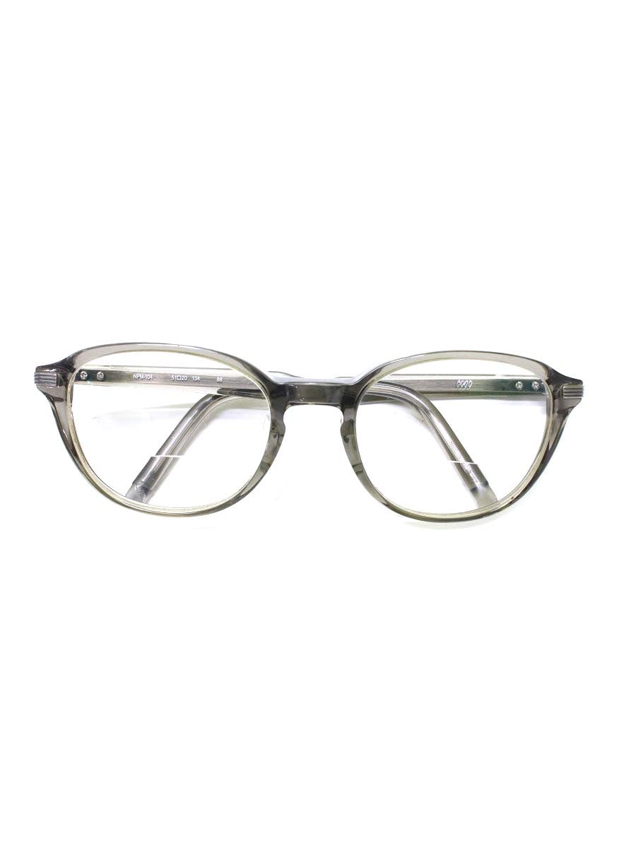 フォーナインズ NPM-104 メガネ クリスタルスモーク セルフレーム ボストン ITYHHU4Q0MTY