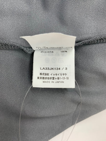 イッセイミヤケメン LA33JK134 ニット 3 グレー ハイネック バイカラー ITI9O7V55NLM 【SALE】