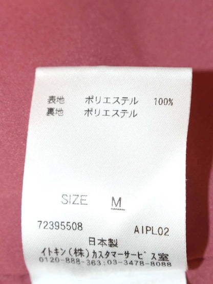 シビラ GDEAJ-05430 ワンピース M ダークピンク タック フレアー ITCD5CC38W0W