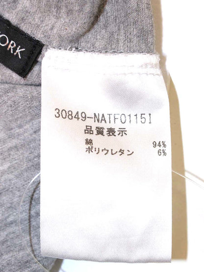 フォクシーニューヨーク シュークリーム T-TOPS 30849 カットソー 38 グレー ITA419DQ6500