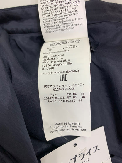 エスマックスマーラ 23922601336 ワンピース 38 ネイビー ウール ITB7NR7F2IDM