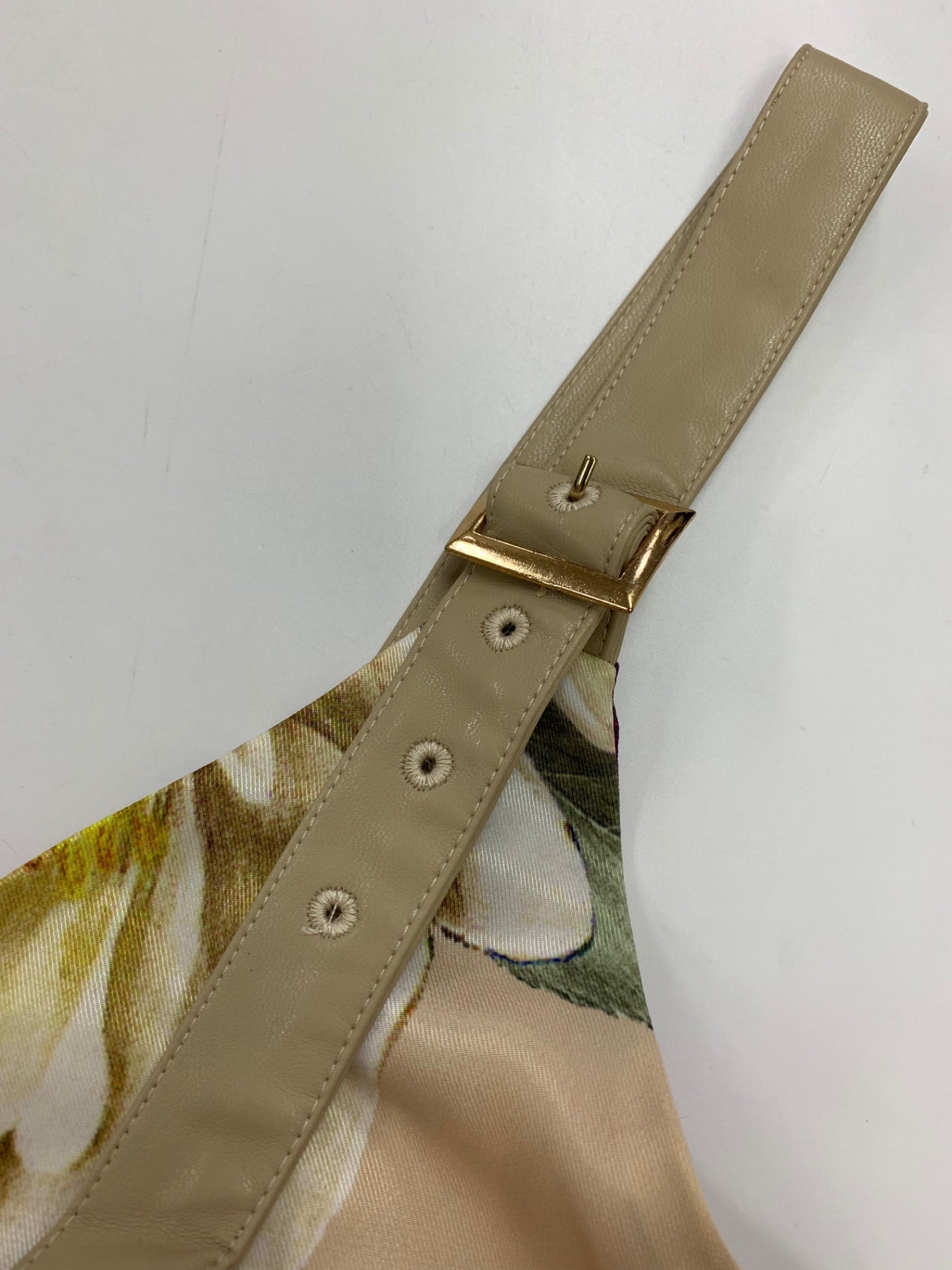 エイミーイストワール Sophia flower ストラップベルトワンピース 1119430018-0 M ベージュ 2019AW ITPYNFBSV1BK