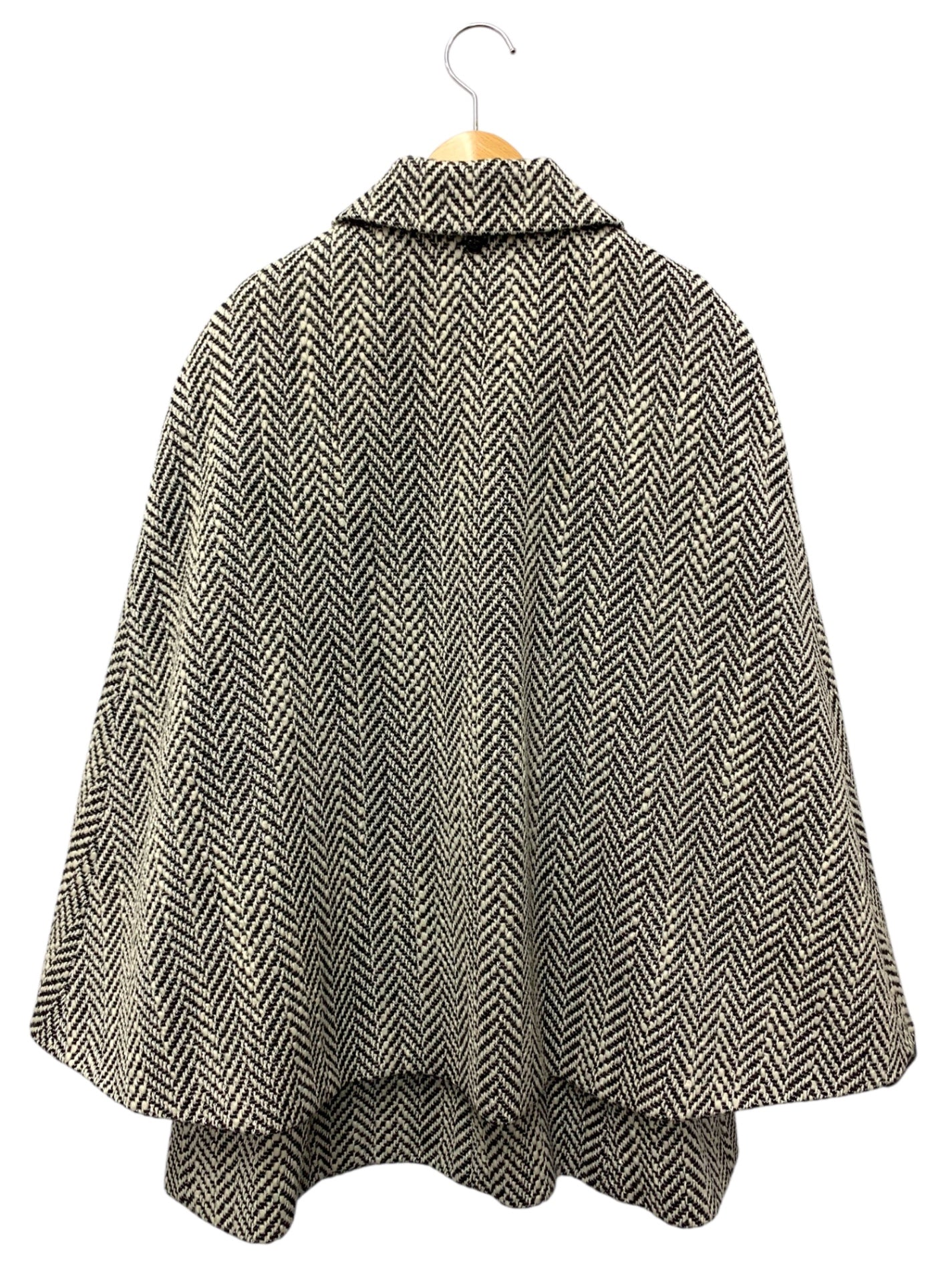 エムズグレイシー クラシカルマントコート 019516 38 ブラック IT9VCUT3JWWU