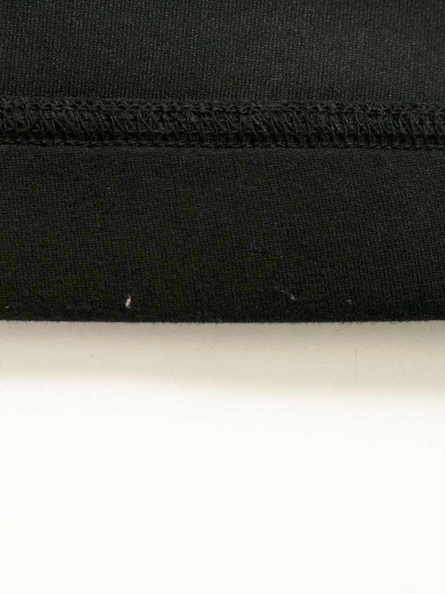 エムズグレイシー 015702 トップス 38 ブラック スウェット生地 フラワー オーガンジー 刺繍 ITJ73SFR6X9S