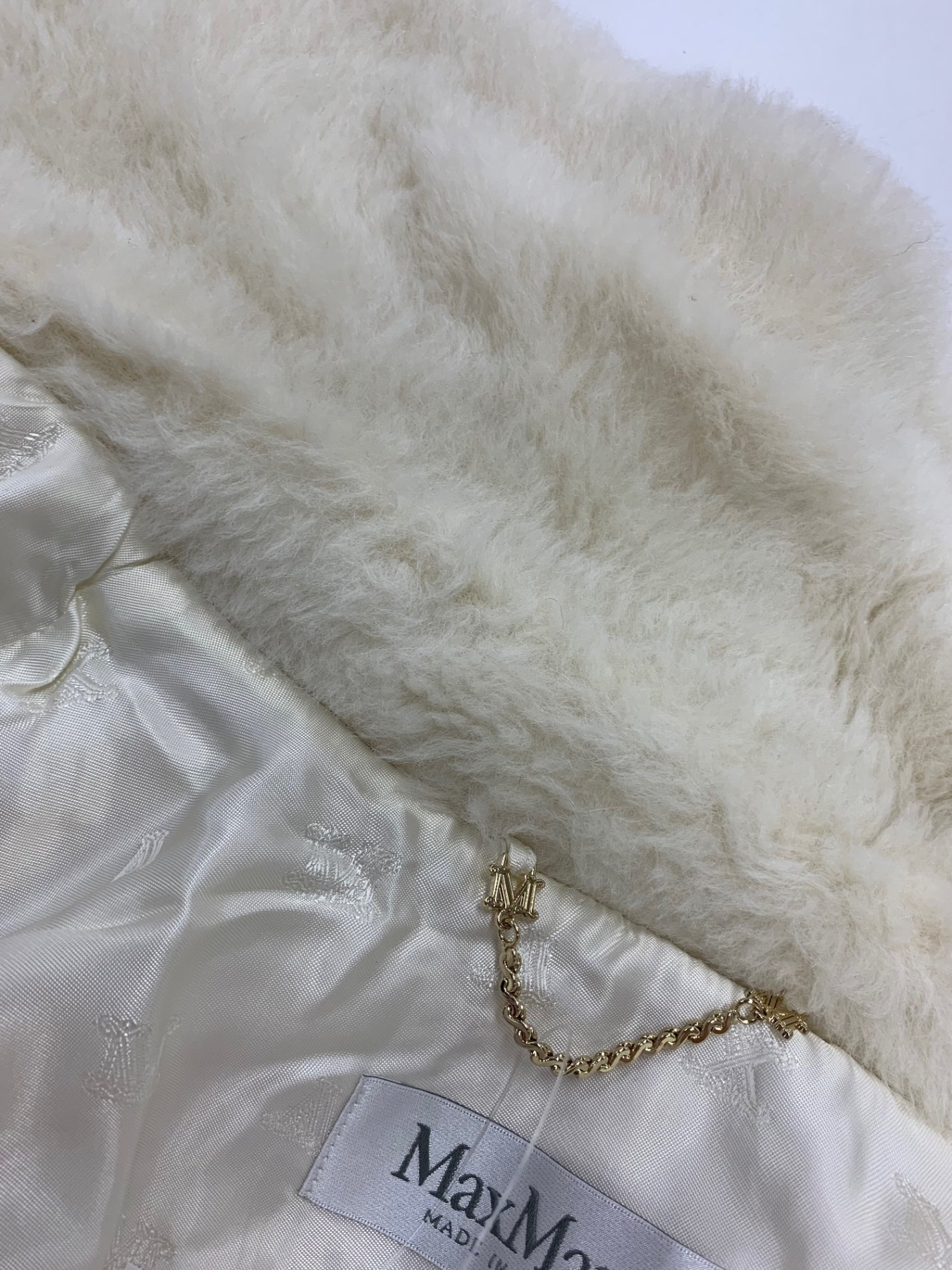 マックスマーラ 23473619336 ポンチョ ホワイト テディベア IT4QKJO4C8ZC 【SALE】