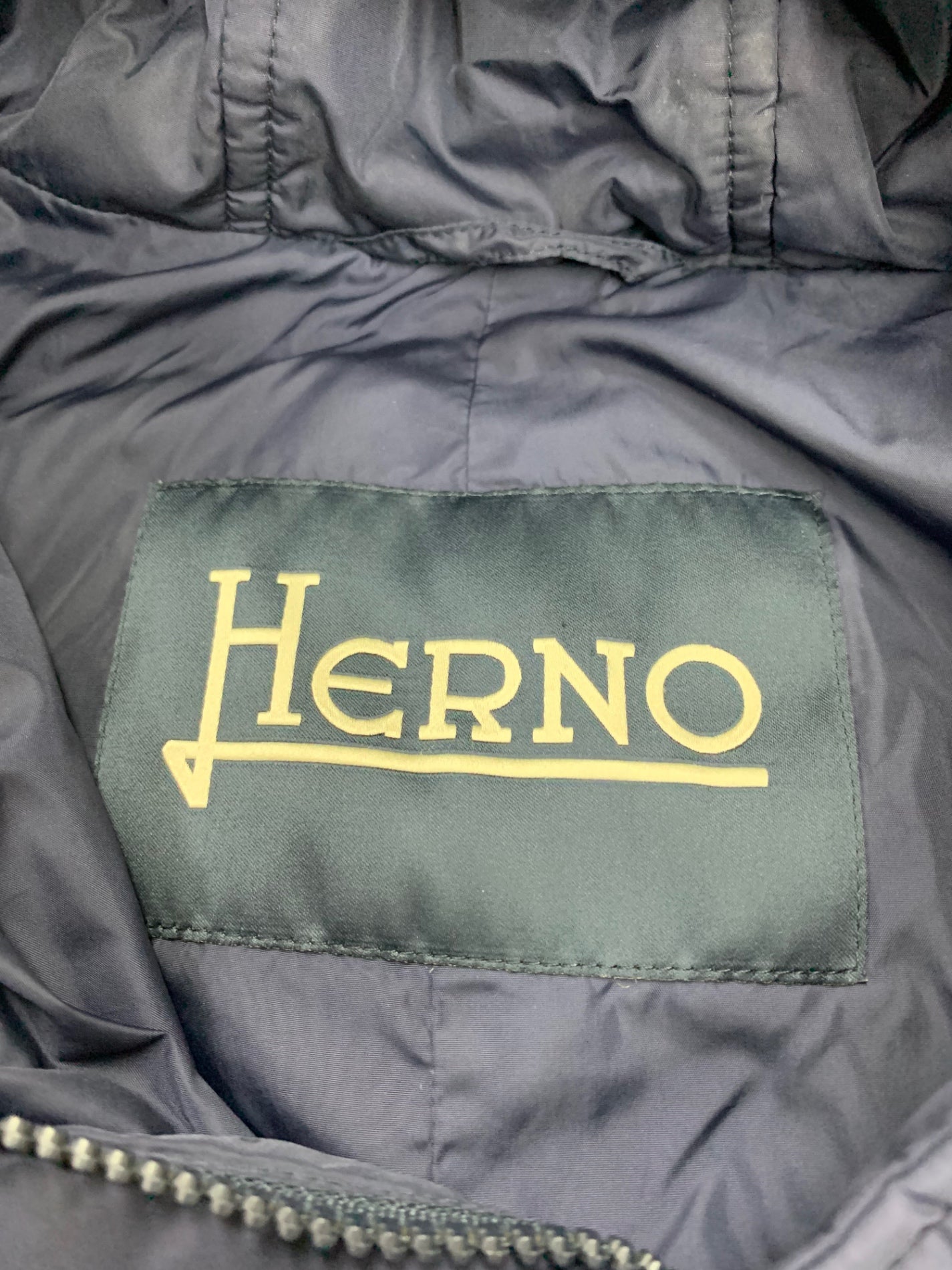 ヘルノ PI0274U-12004-9200 ダウンジャケット 52 ネイビー フード ITO9MHT55G67