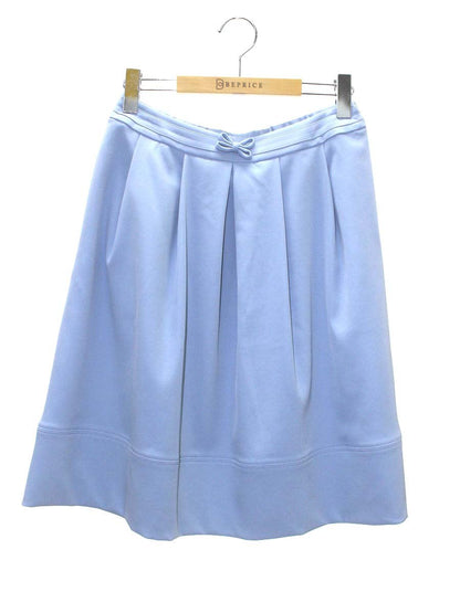 トゥービーシック W5S04-711-20 スカート 42 ブルー リボン IT4OEQEWLO3S