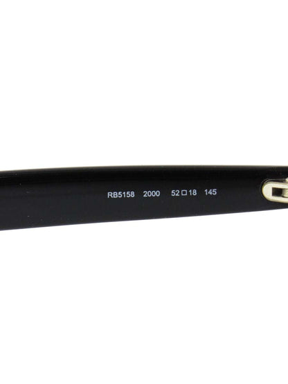 レイバン RB5158 メガネ ブラック セルフレーム ウェリントン ITR1GWKU8FVO
