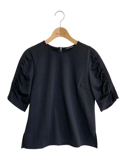 エムプルミエブラック C837-002 プルオーバー 38 ブラック バックジップ ITSJBDM788EQ