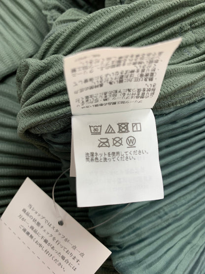 オムプリッセイッセイミヤケ HP43JF138 イージーパンツ 2 グリーン プリーツ ITHJMXM74URU