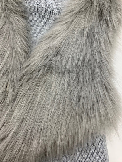 フェンネル 15-11-15430 ベスト 09 グレー ニット フェイクファー ITW3UYZ7CS0J