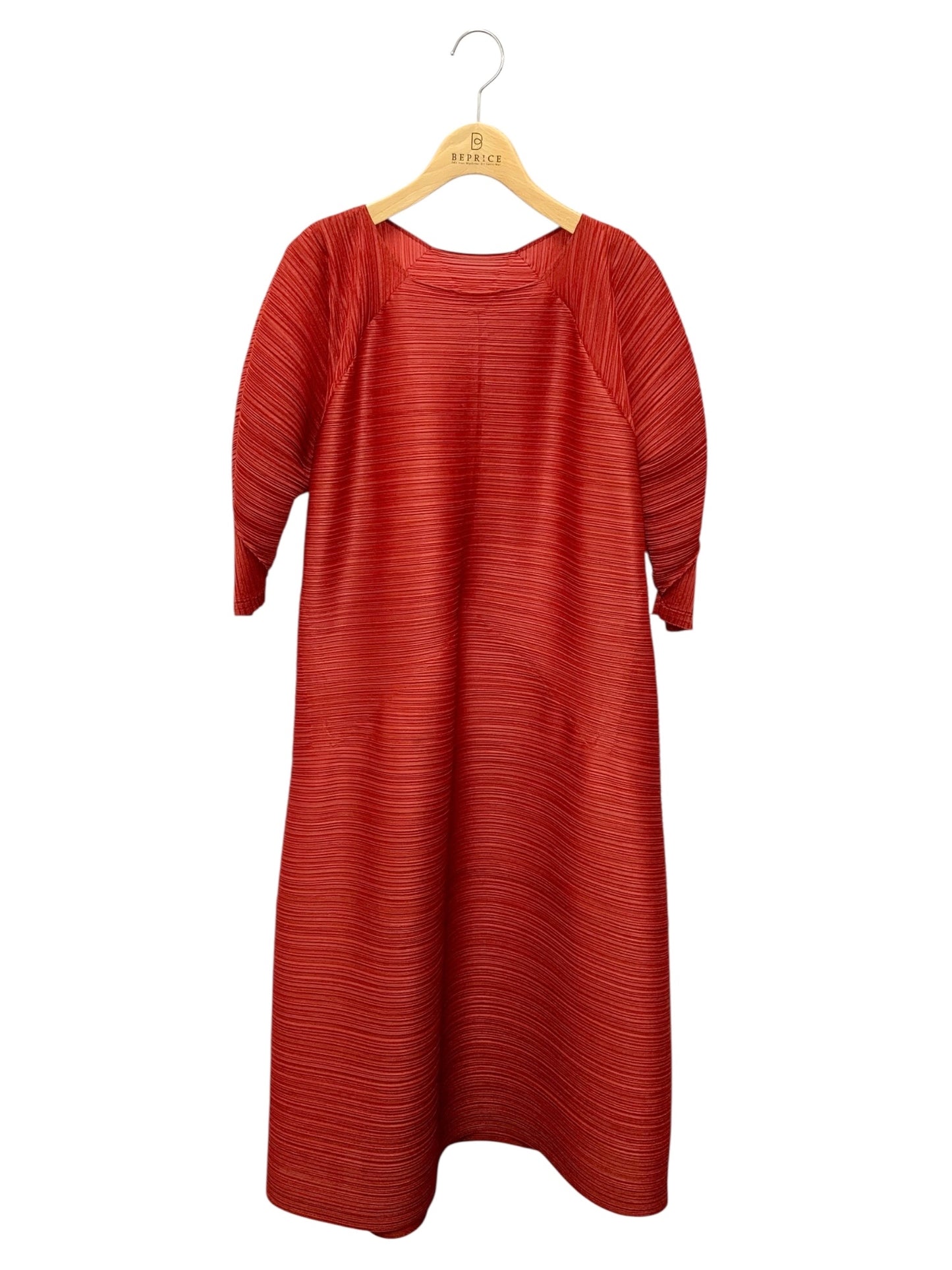 プリーツプリーズイッセイミヤケ PP23JH484 ワンピース 3 レッド ITVYGPU6WPRD