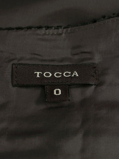 トッカ OPTOGA0220 ワンピース 0 ブラック 刺繍 リボン ITMZKNHCTS1S