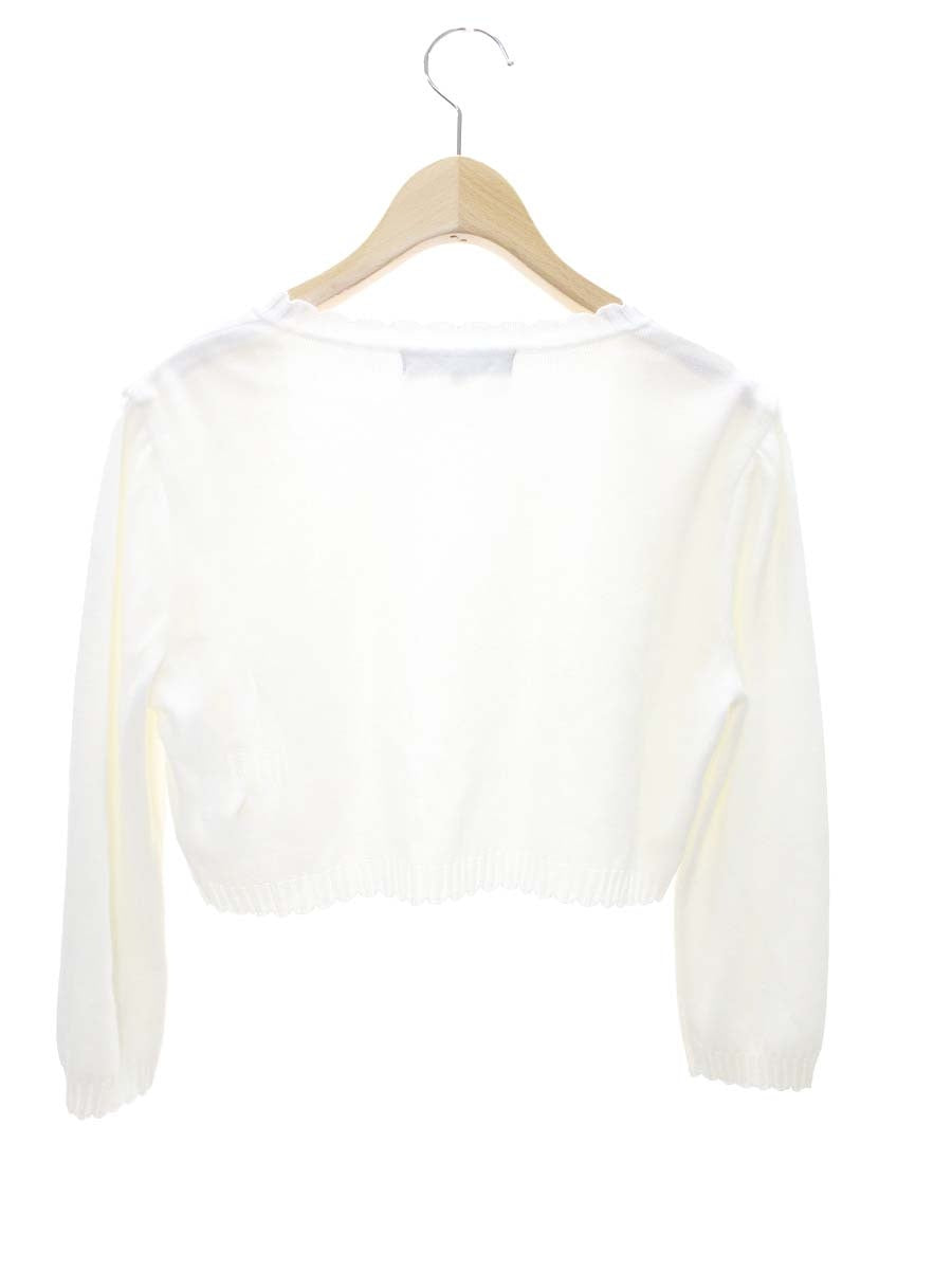 エムズグレイシー 028001 ボレロ 38 ホワイト ニット ITUKV495G7J6