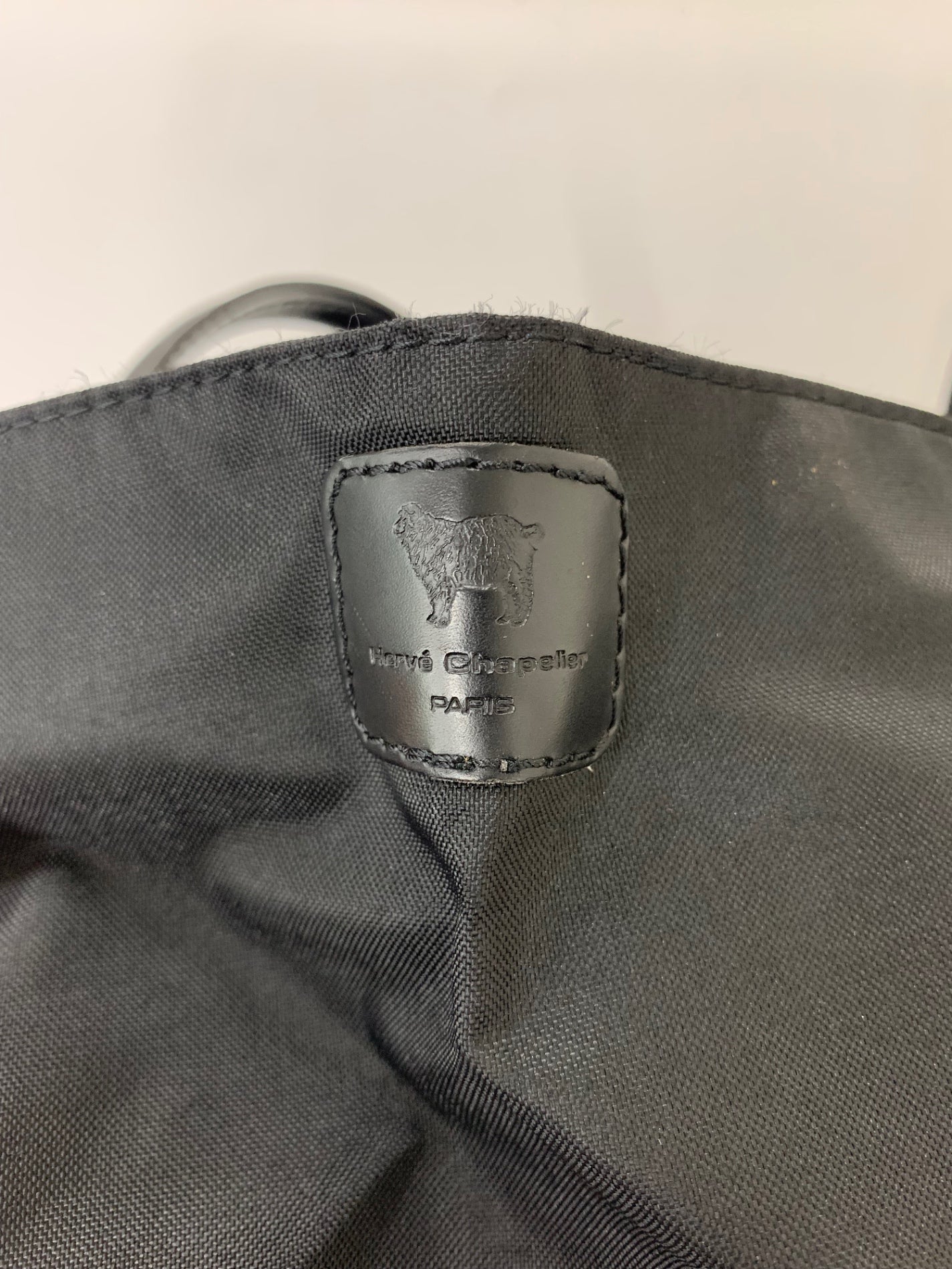 エルベシャプリエ トートバッグ ブラック 舟型 羊タグ スモール ITO8TW7T11B0