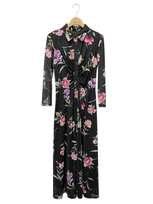 ダイアグラム 03233-32091 ワンピース 36 ブラック 花柄 ITH3HL87YVCL