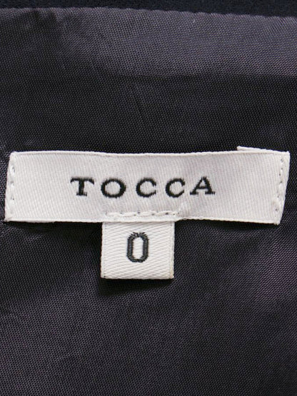 トッカ OPTOHA0210 ワンピース 0 ネイビー シースルーリブ ITC7IYD5DBQO 【SALE】