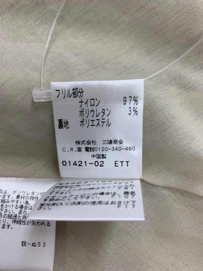 トゥービーシック W5S63-135-40 スカート 40 ベージュ ウエストベルト レース ITRCJNLT9OGM