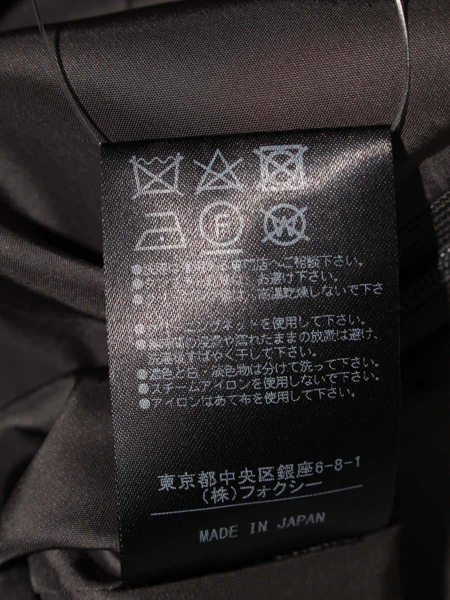 フォクシーブティック 39535 パンツ 38 グレー ウール ワイド IT67QPIO7E8S