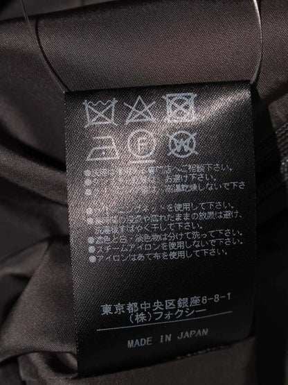 フォクシーブティック 39535 パンツ 38 グレー ウール ワイド IT67QPIO7E8S