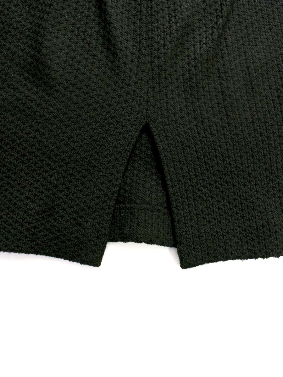 セントジョン ワンピース 8 ブラック ウール混 ブークレ ITGT2U3L17EW 【SALE】