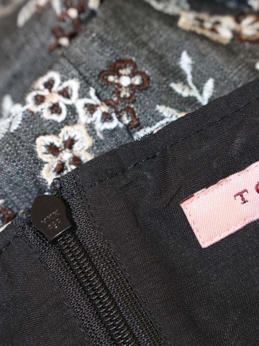 トッカ POSY OPTOIS0220 ワンピース 0 グレー ITO3K86RVP14