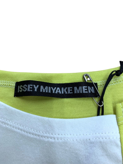 イッセイミヤケメン ME81-JK267 Tシャツ 2 イエロー バイカラー ITK6ATIMAC9K
