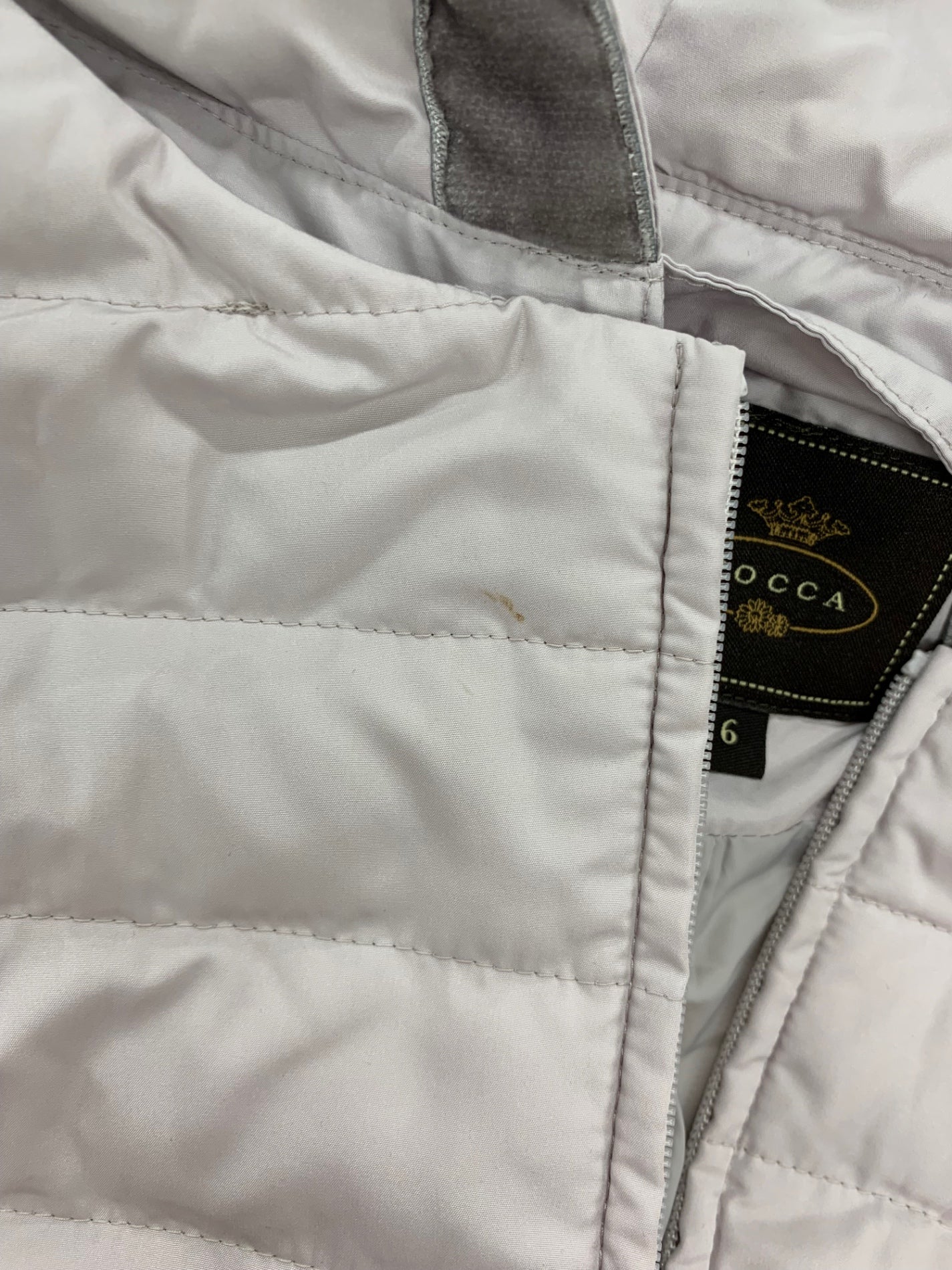 トッカ CWTOKW0505 ダウンコート 6 ピンク ベルベット フェイクファー フード ITGU3NJF6KJU