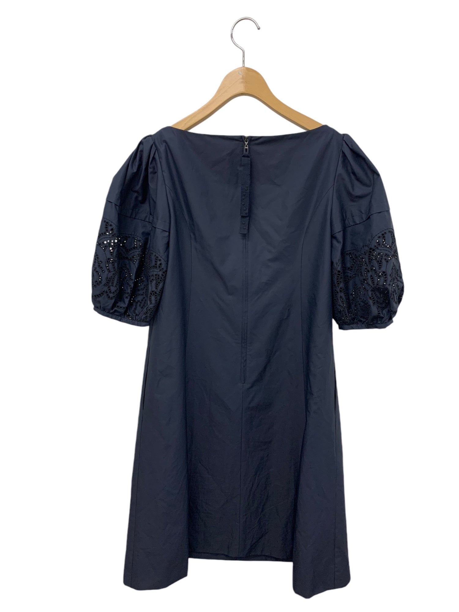 フォクシーブティック 41148 ワンピース 40 ネイビー Puff Sleeve Dress | 中古ブランド品・古着通販ビープライス