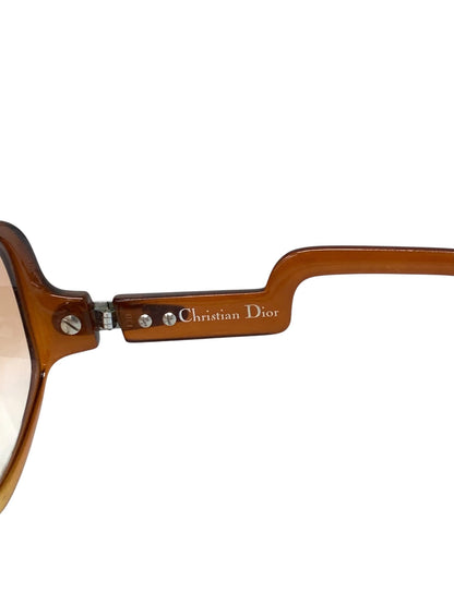 クリスチャンディオール 2016-10 メガネ ブラウン セルフレーム フルリム ヴィンテージ MADE IN GERMAN ITAO8666PEA6 【SALE】