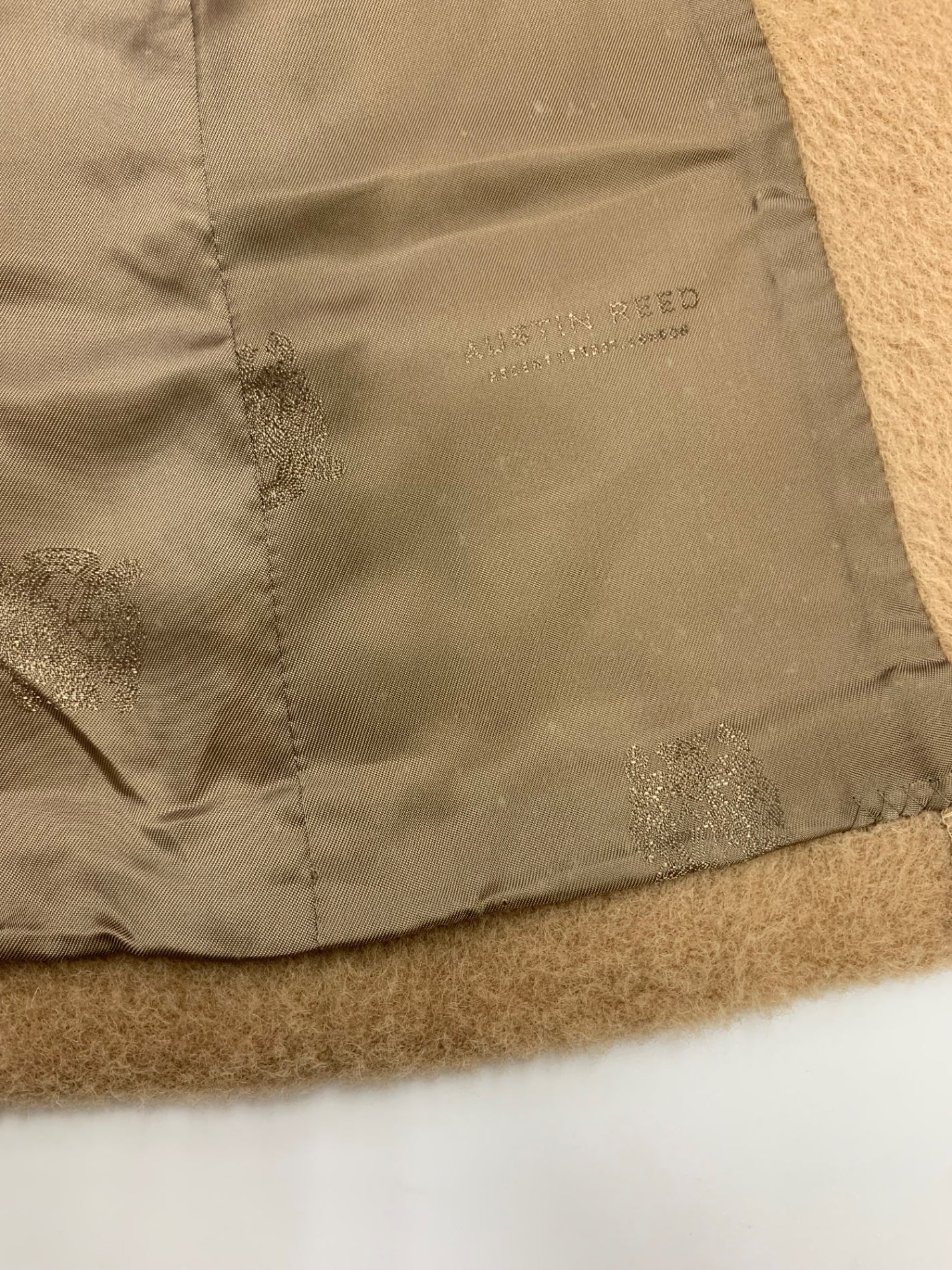 オースチンリード 1565-21518 コート 38 ベージュ アルパカ フォックスファー ITZWGEMSJFHC