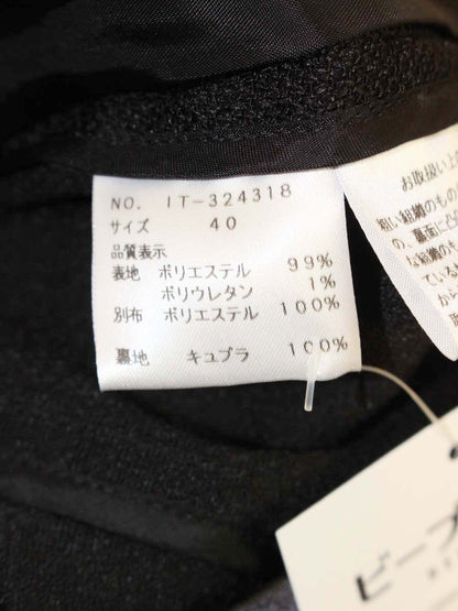エムズグレイシー 324318 ジャケット 40 ブラック リボン ITRMGIKC0L0K