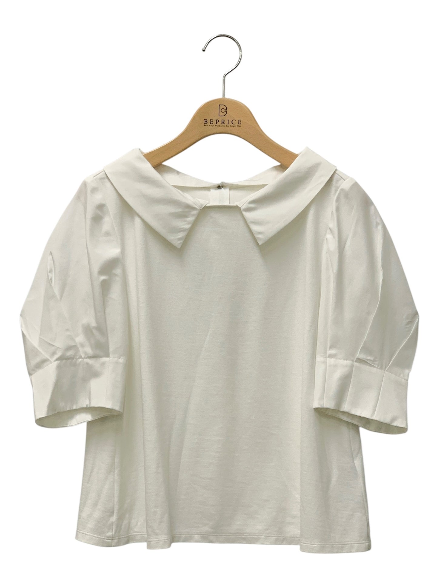 フォクシーニューヨーク Baille Top 42833 トップス 40 ホワイト ジップアップ 襟付き IT9JDQ51XH5C