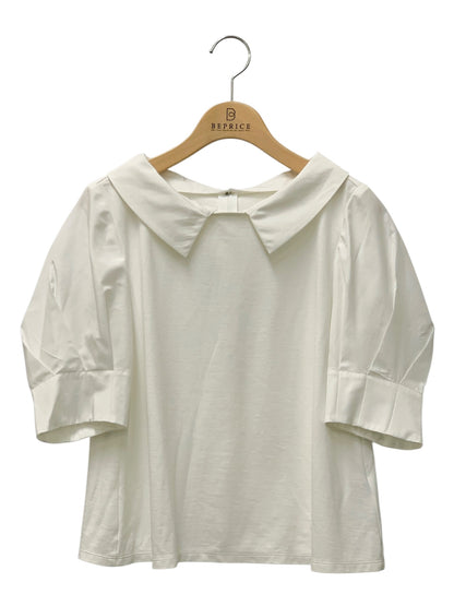 フォクシーニューヨーク Baille Top 42833 トップス 40 ホワイト ジップアップ 襟付き IT9JDQ51XH5C