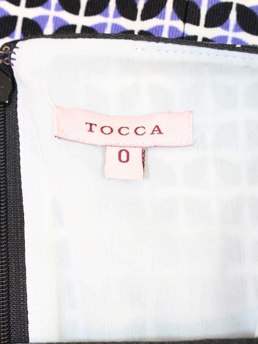 トッカ COPTOHM0530 ワンピース 0 ブラック 幾何柄 ITM6LNJ76PZK
