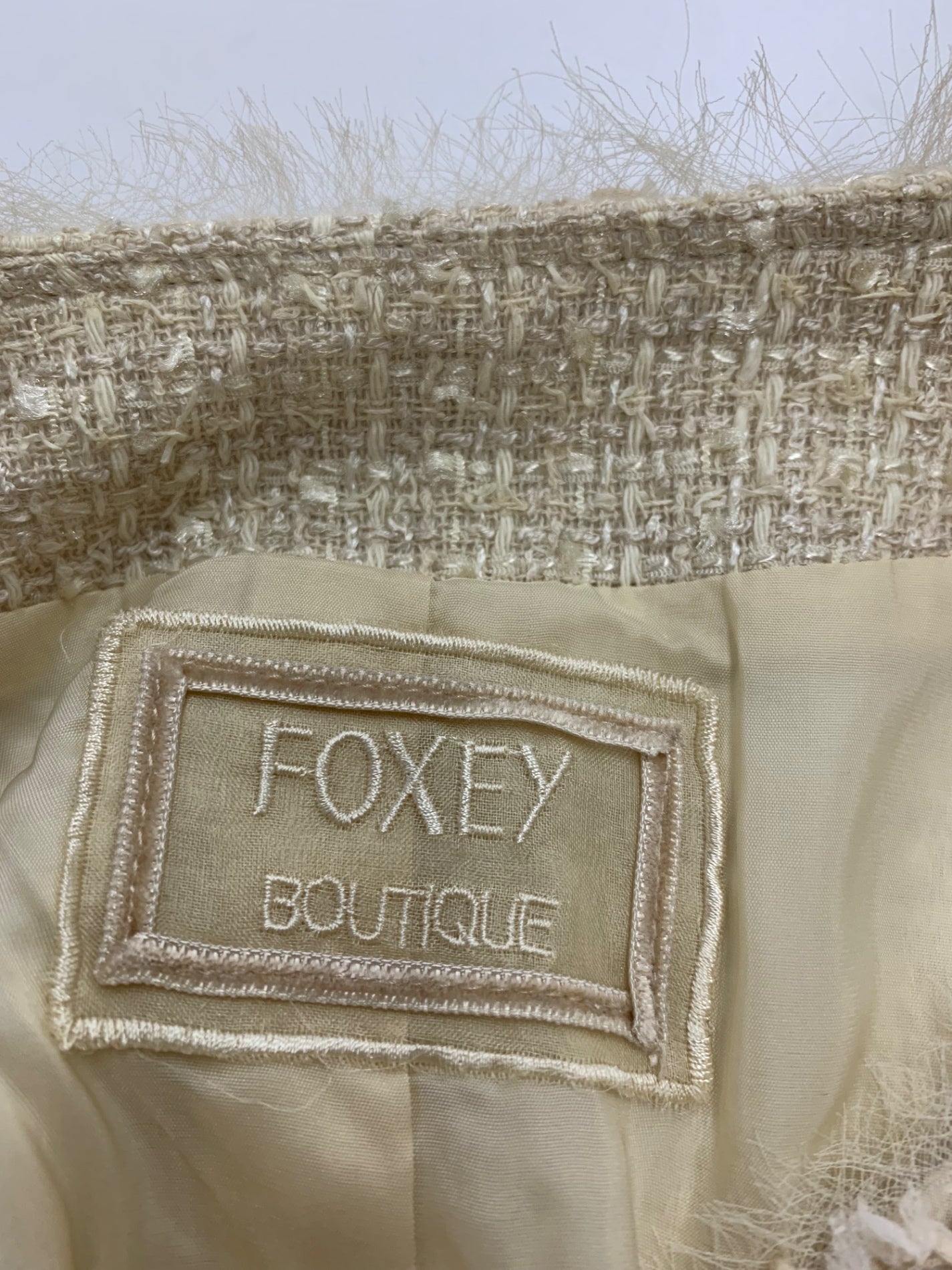 フォクシーブティック クラシックツイード 35283 ジャケット  38 ベージュ ITCPH7W5M92S 【SALE】