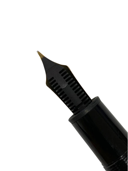 モンブラン 万年筆 旧マイスターシュテュック146 ブラック F 14K IT98D3L9UTD7