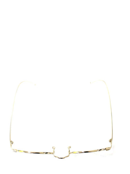 ayame（アヤメ） MANRAY メガネ ゴールド チタンフレーム フルリム ボストンシェイプ ITJX7R0ER85Y