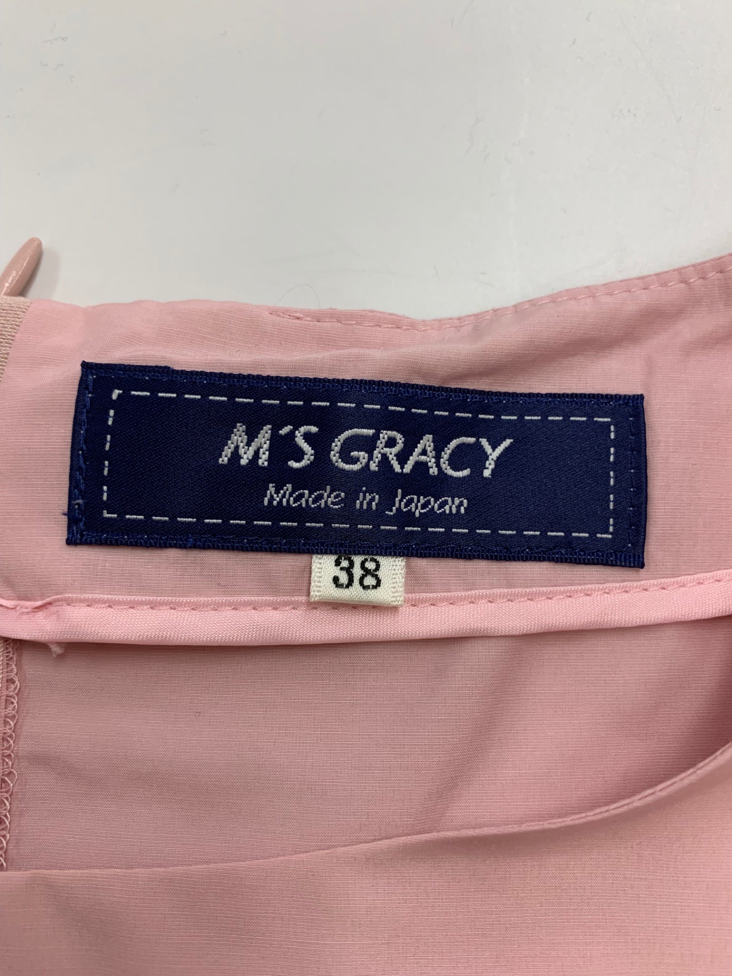 エムズグレイシー 411317 ワンピース 38 ピンク ティアード フリル フレア ITHJ7SCWMVSO