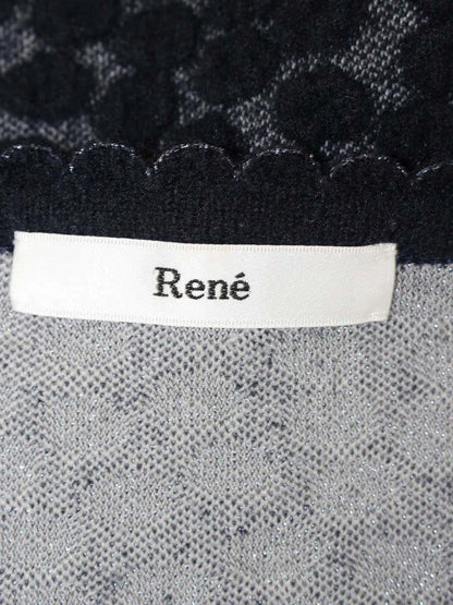 ルネ 6542210 カーディガン 36 ネイビー ジップアップ IT0MXW0CYDOX