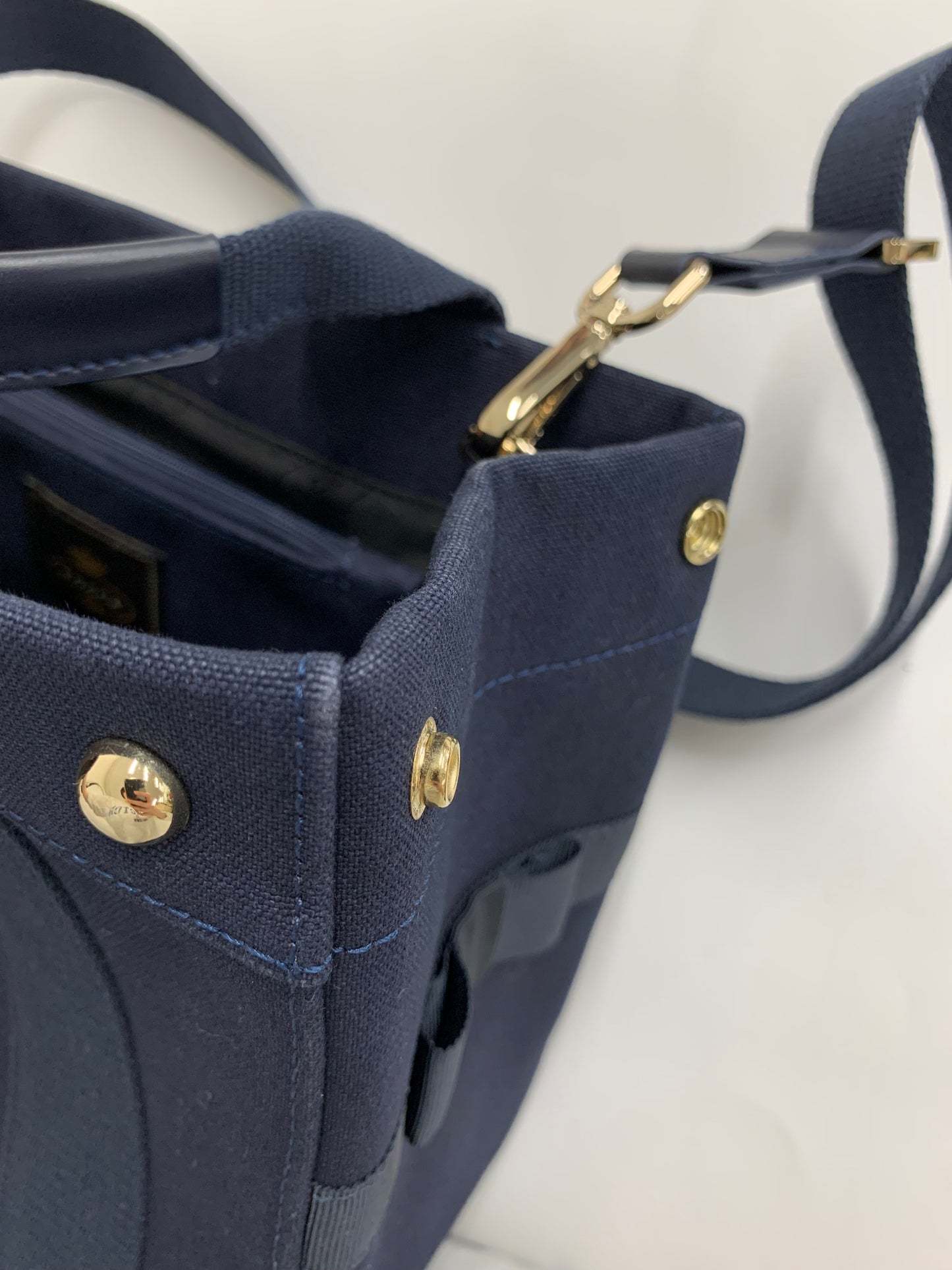 トッカ バッグ ネイビー キャンバス IT8UE3CQAPV4