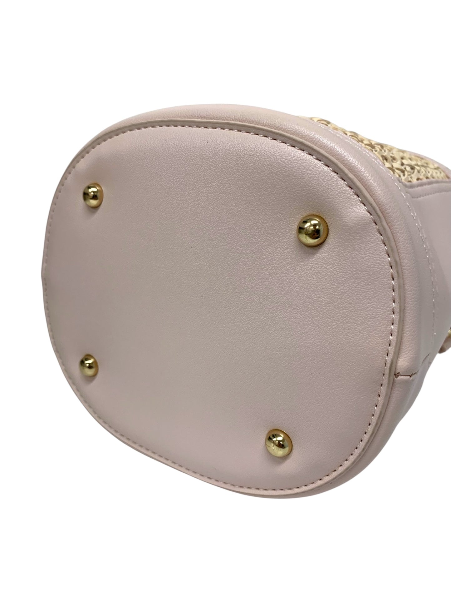 エムズグレイシー 294309 ハンドバッグ ピンク ショルダー付き 巾着 バケツ ITDWLOOWQQYV 【SALE】