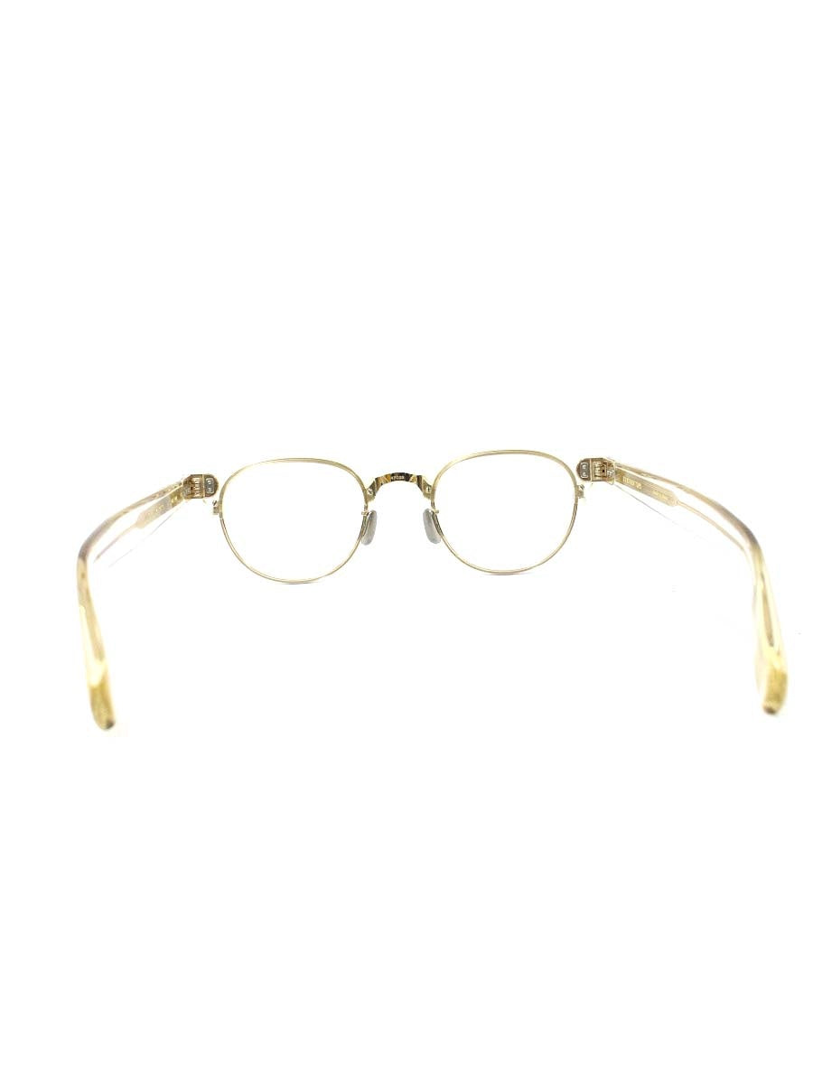 アイヴァン7285 645 メガネ ゴールド/クリアベージュ セルフレーム ITPIJLBZ3JJQ