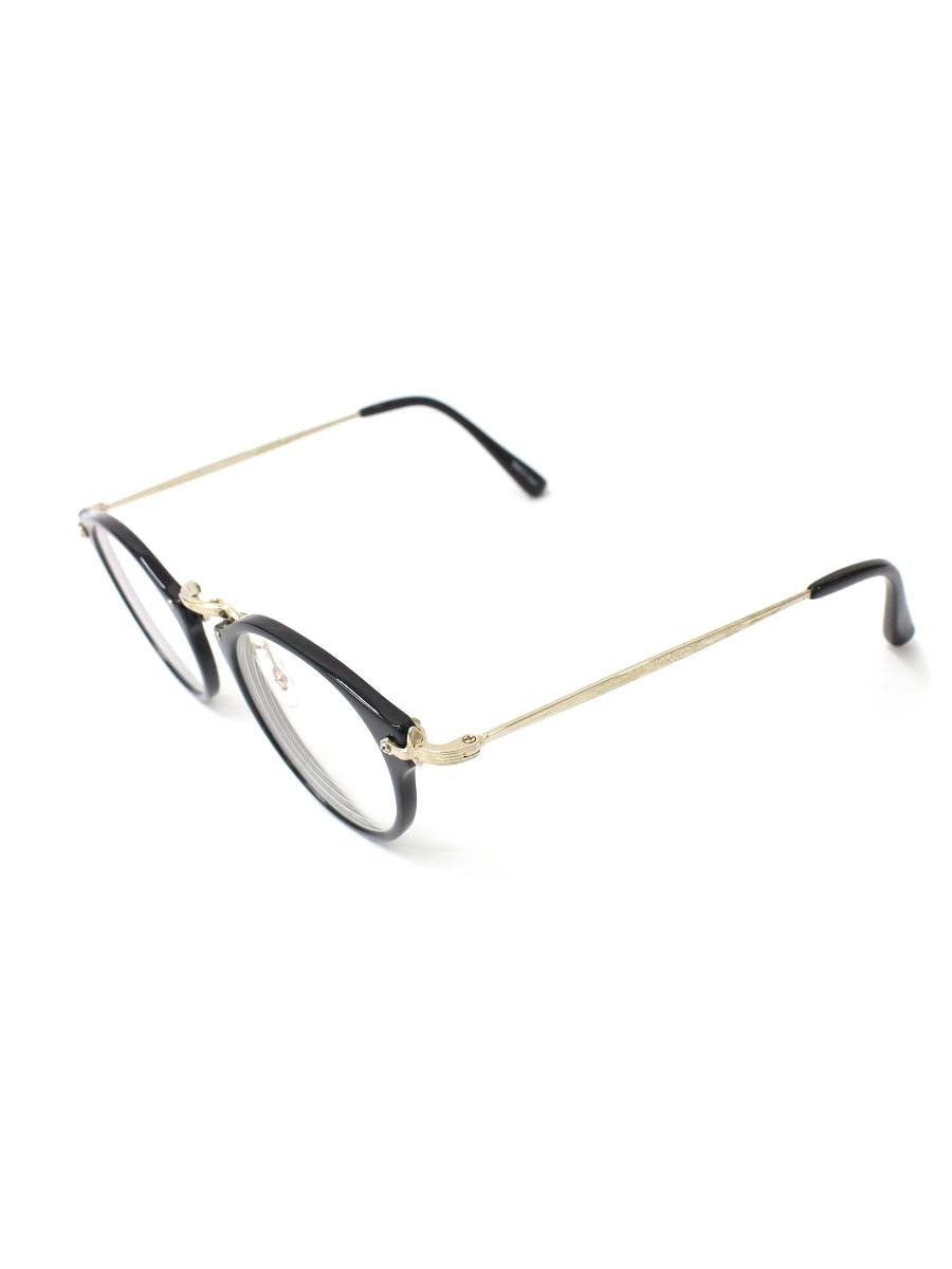 オーマイグラス東京 omg-025 眼鏡 ブラック ゴールド メガネ Luke C-1-14 ITQQO8C0QZB0 【SALE】