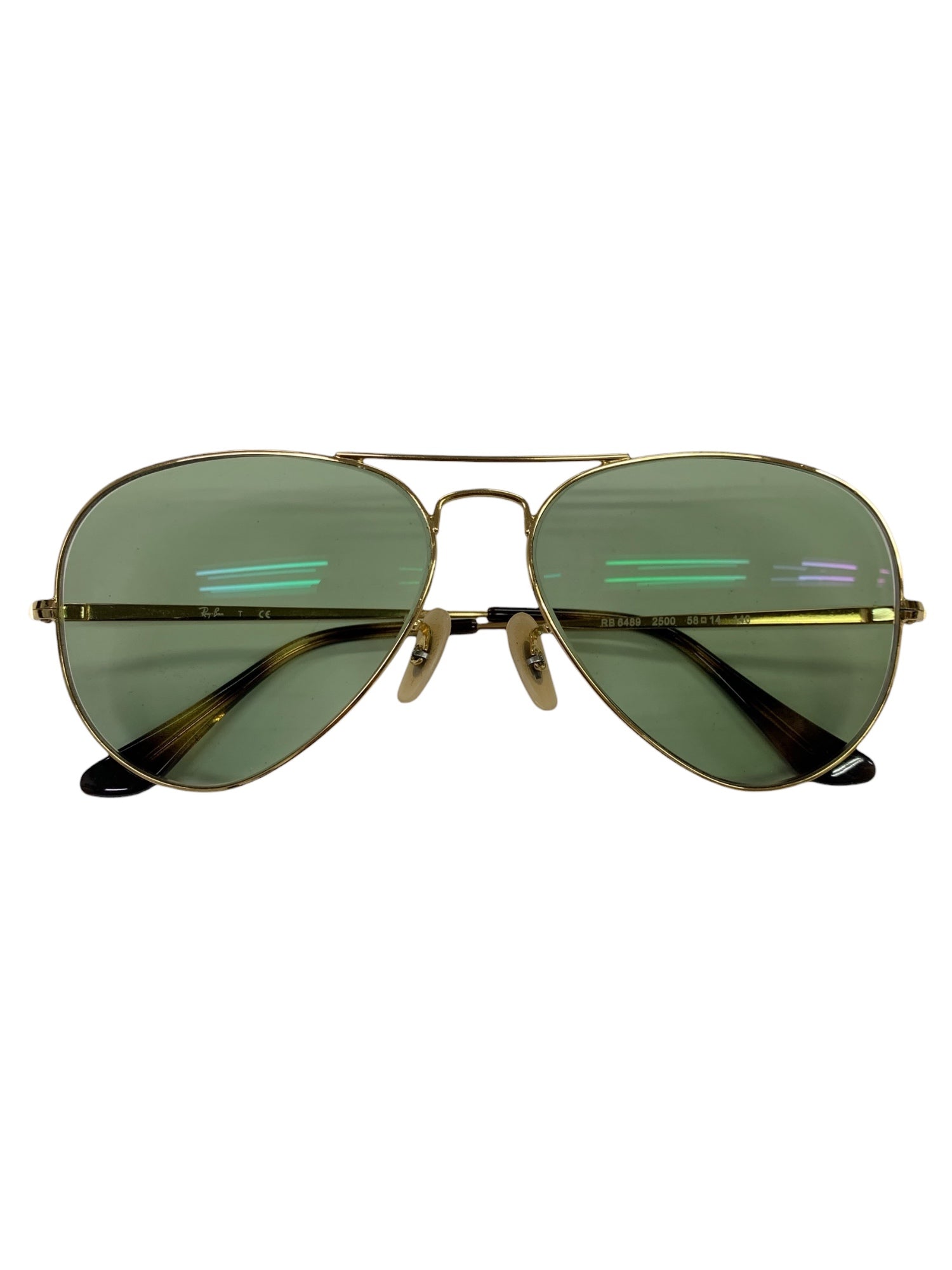 レイバン Aviator Optics RB6489 サングラス ゴールド ドロップ ITITLBKWDD1K レイバン Aviator Optics RB6489 サングラス ゴールド ドロップ | 中古