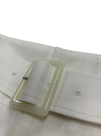 フォクシーニューヨーク Relax Linen Pants 40740 ワイドパンツ 38 ホワイト ITTD4U678BNW