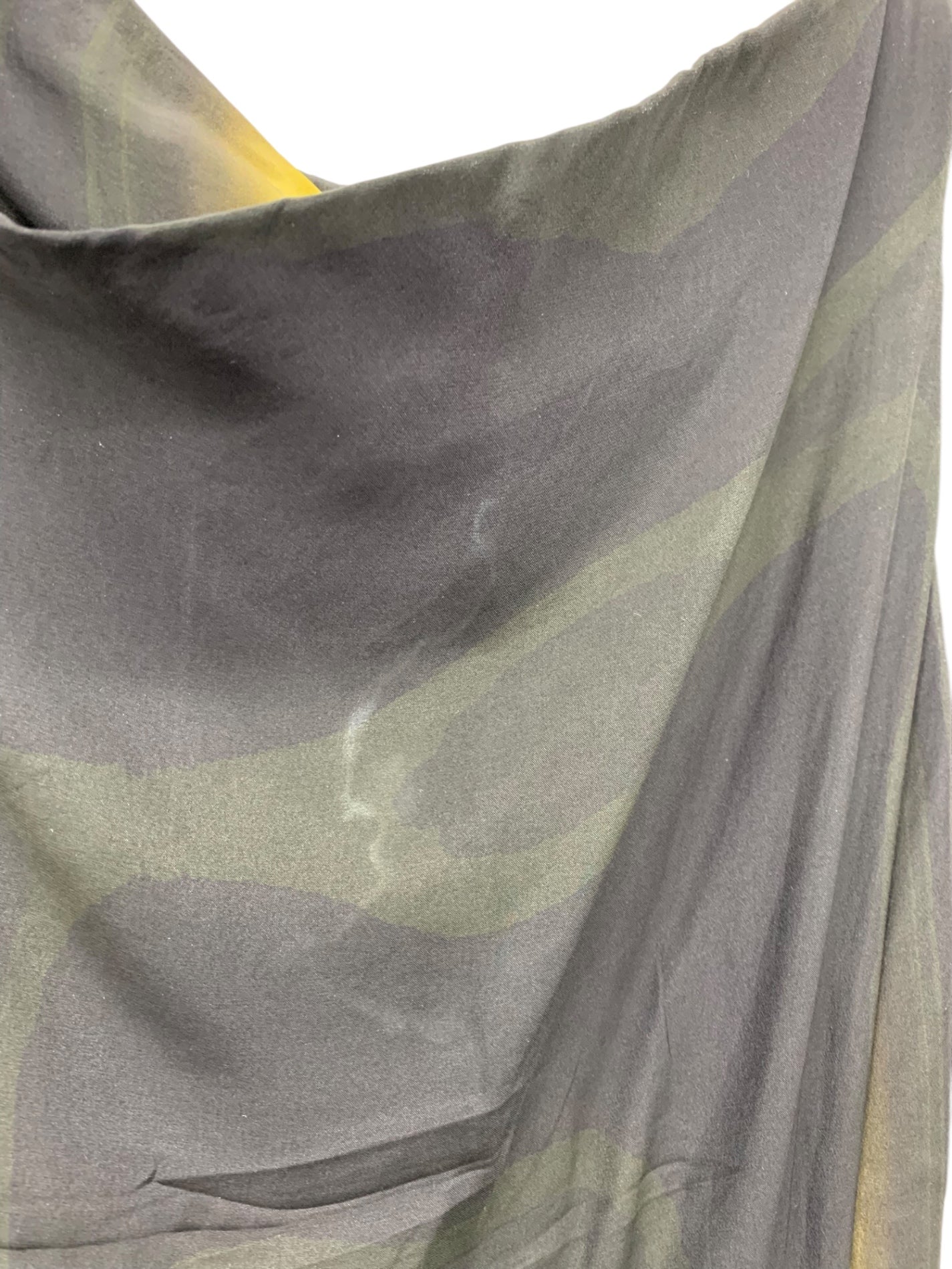 ジルサンダー JDX418A JX212 ワンピース 34 カーキグリーン シルク リブ ITRR3GEM7ZPK