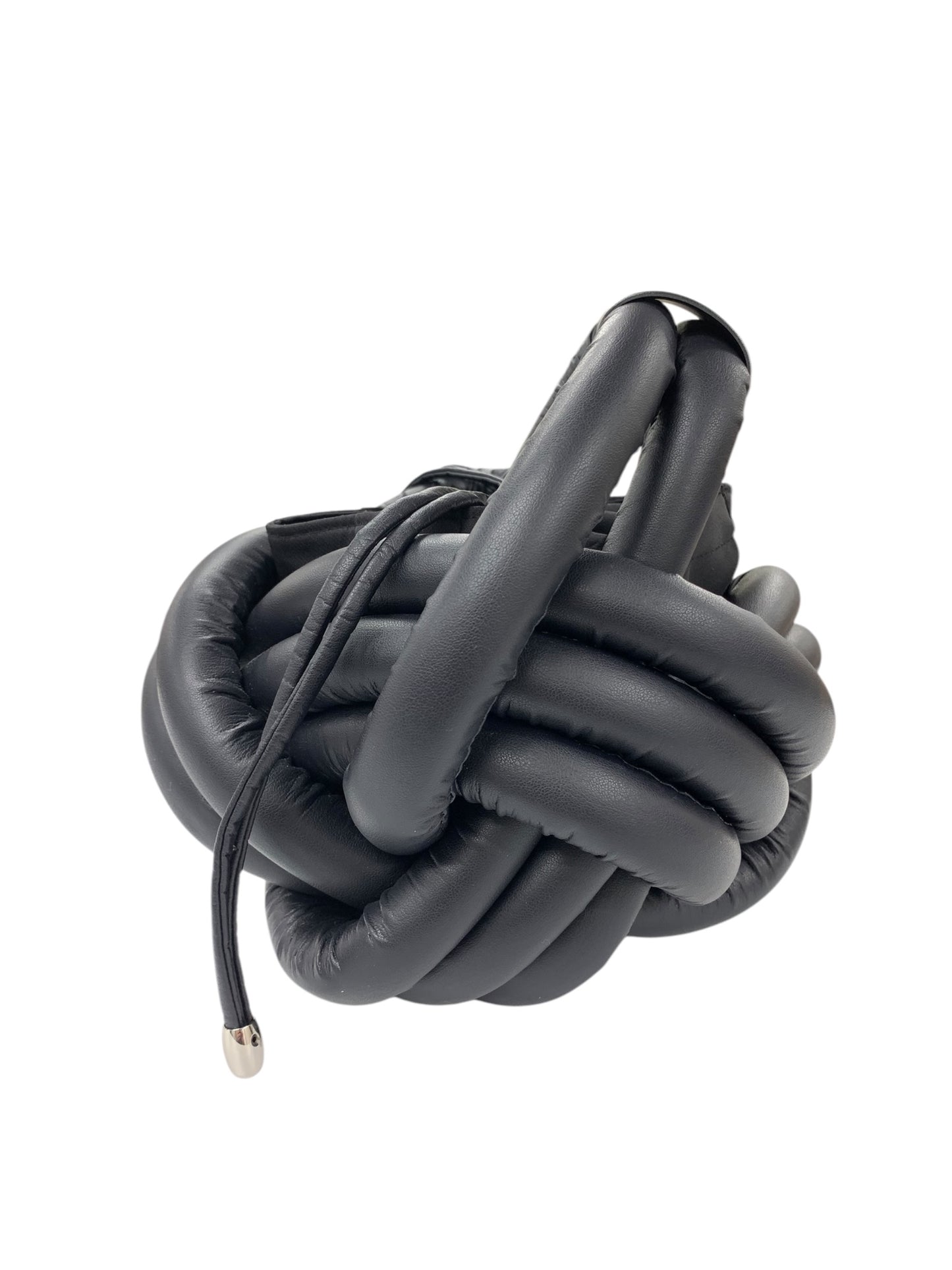 イッセイミヤケ ツイストブレッドハンドバッグ IM41-AG201-15 ブラック エコレザー IT642JTSRW7I 【SALE】