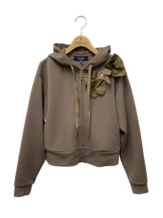 エムズグレイシー パーカー 515520 38 カーキ リボン IT29Q3CXYJRO